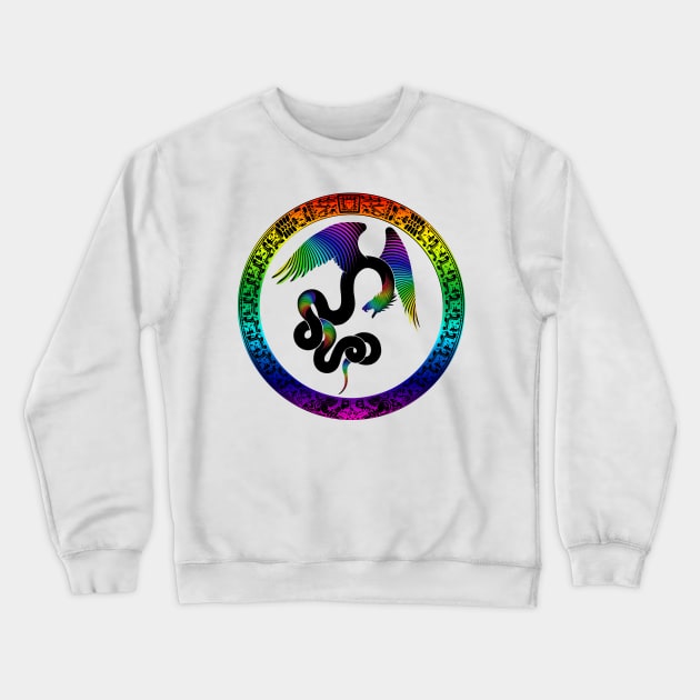 Aztec Dreamcatcher Crewneck Sweatshirt by ferinefire